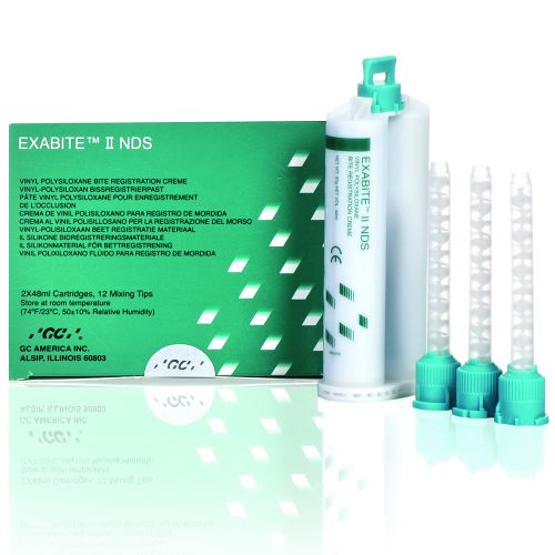 GC 132412 Exabite II NDS VPS Bite Regsitration Creme Fast Set Cartridges 2/Pk GC 132412 Exabite II NDS VPS Bite Regsitration Creme Fast Set Cartridges 2/Pk